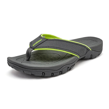 Summer Outside PU Leather Mens Flip Flops Slippers Outdoor Beach Shoes Flip Flop Plus Big Size 49 50 51 52 Hot Sale Dropshipping
