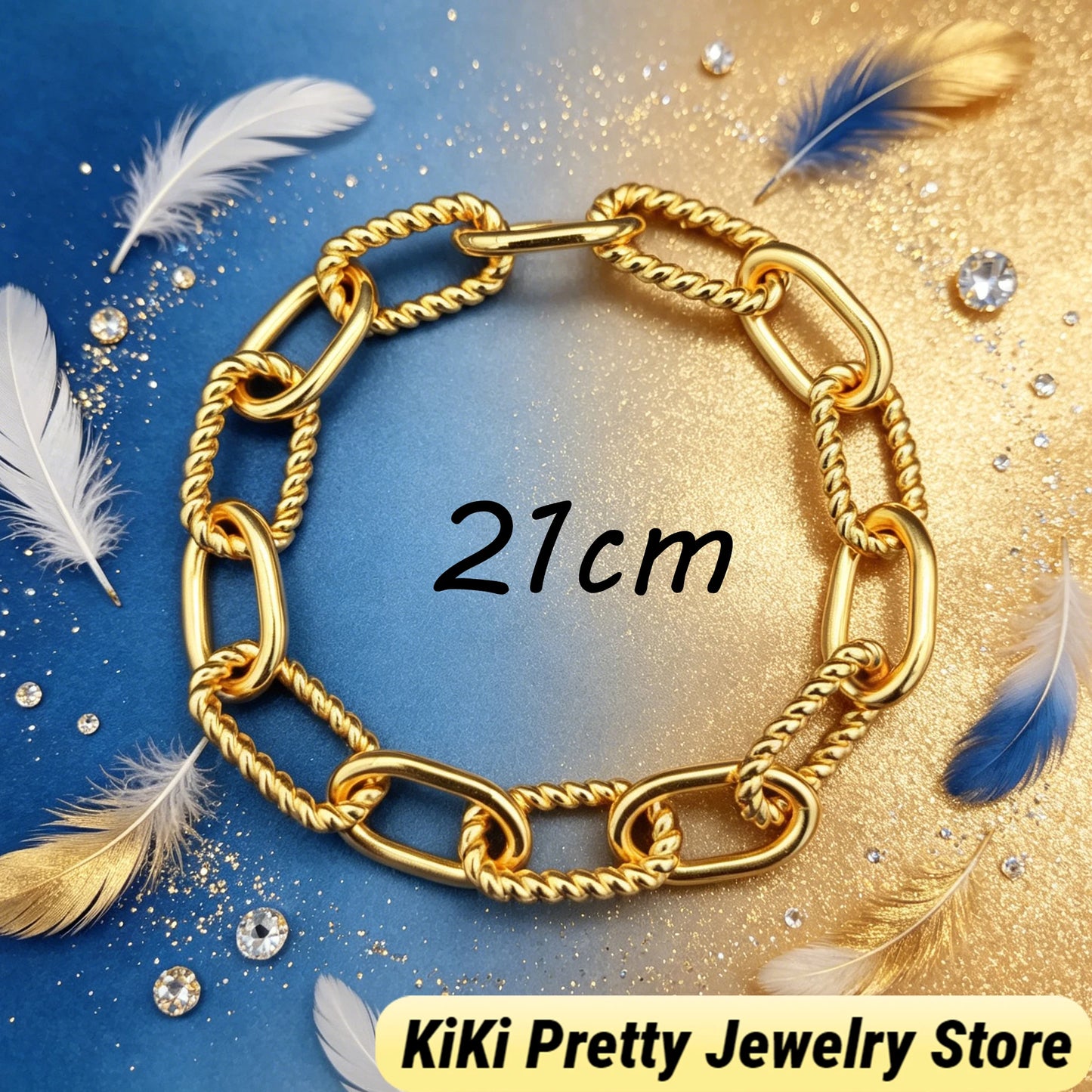2026 New Dav High-Quality Bracelet Luxury Polished Gold Silver Tone Chain Bracelet Exquisite Craft Wrist Bangle for Formal Dinner & Dating