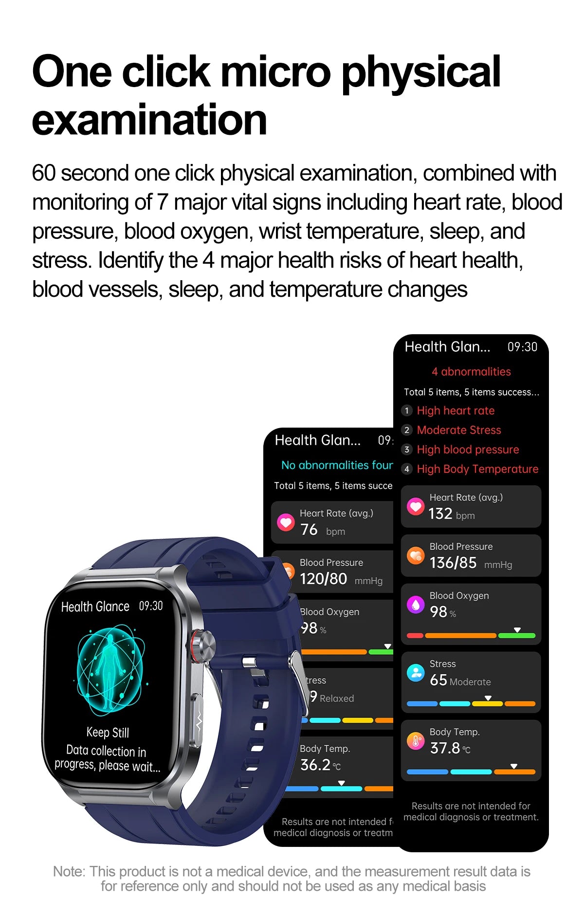 AMOLED Smart Watch ET588 Bluetooth Calling Sports Fitness Tracker Wristwatch ECG Health Monitoring SOS Men Women Smartwatch