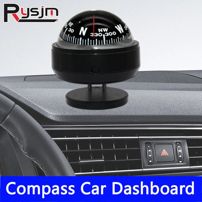 Compass Car Dashboard Dash Mounted Navigation Compass Boat Compass Navigation Tools Navigating Tools Sailing Tool for Outdoor