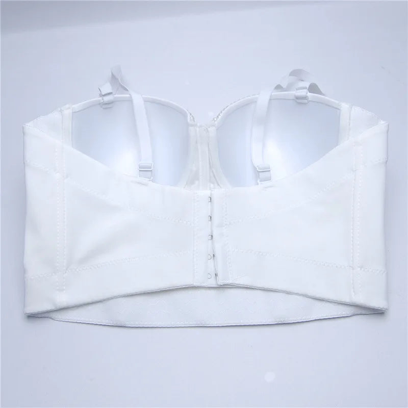 Quality Pearl Tank Tops Rhinestone Women Crop Top Club Clothes Streetwear Y2K Corset Woman Shaper Camis Fashion Feamale Clothing