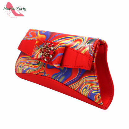 2024 New Design Italian Women Shoes and Bag to Match in Super High Heels in Yellow African Ladies Sandals for Wedding Party