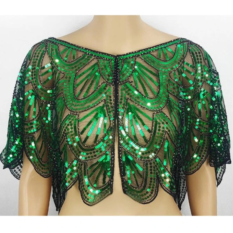 Sequins Lace Shawls Palaces Styles Women Shawls Sunscreen Hollows Out Cloak Tippet For Ladies Shawls Stylish Layering Women's