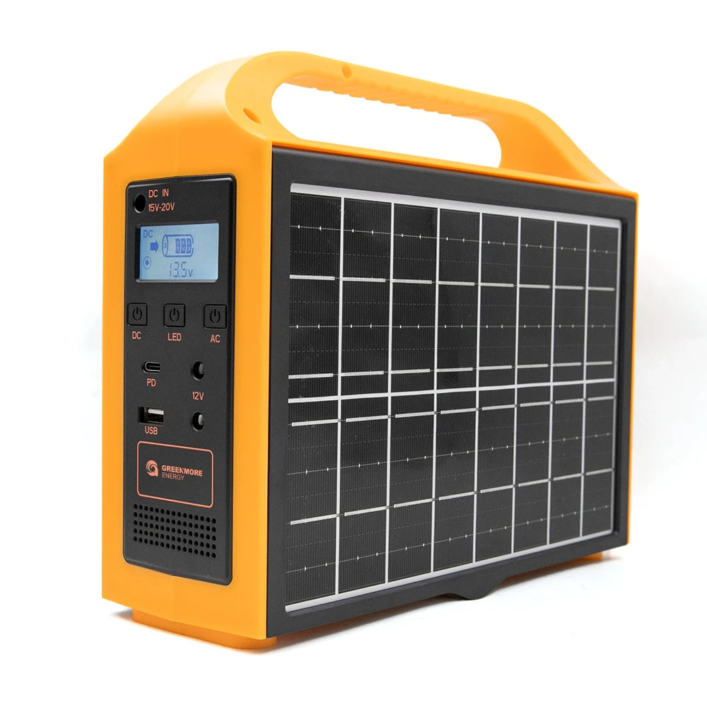 All in One Solar Power Station 100W Generador Solar Outdoor Camping Emergency Mini Portable Power Station with Solar Panels