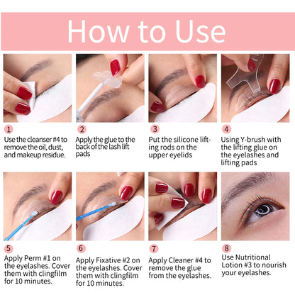 ICONSIGN Lash Lift Kit Lifiting Eyelash Eyelash Enhancer Eyelash Lifting Kit Lash Perm Eye Makeup