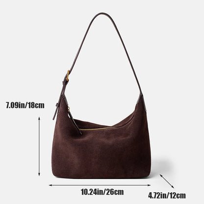 Punk Style Rivet Design Soft Leather Underarm Bags Women Solid Color Casual Shoulder Bag Large Capacity Lady Handbags bolsas