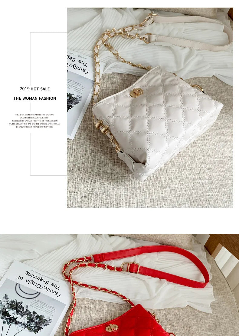 Design Handbag Shoulder Bags for Women Small Luxury Crossbody Bag High Quality Soft Leather Purse New Ladies Small Square Bag