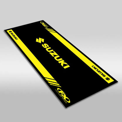 Motorcycle Display Carpet Suzuki Parking Mat Non Slip Garage Rug for Sports Racing Moto Electric Bike Entrance Home Decor