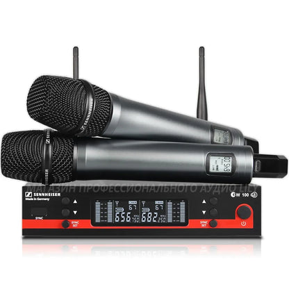 Sennheiser EW100G3 UHF True Diversity Wireless Handheld Microphone System E835 Capsule For Stage Karaoke Wedding Live