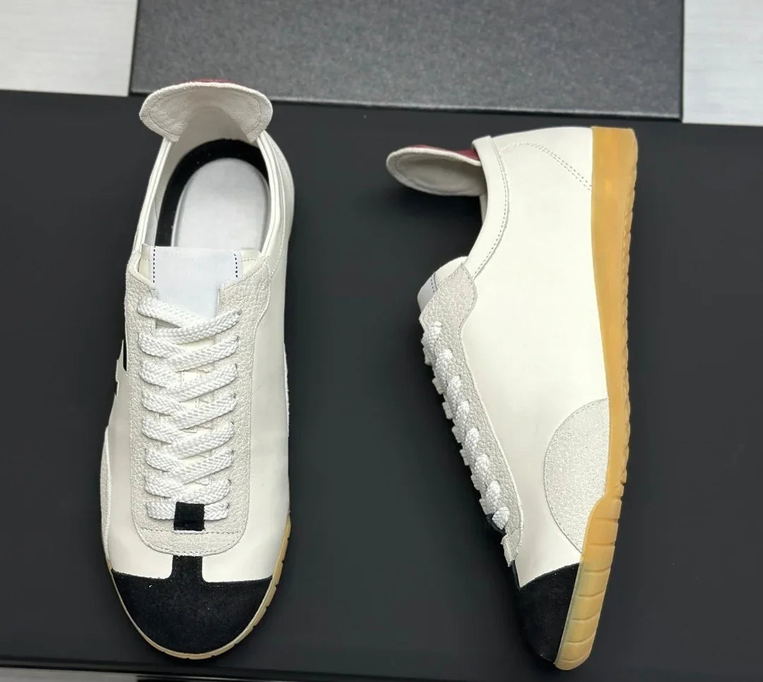Luxury Brand Running Shoes Casual Sneakers Commuter Shoes Hiking Shoes Genuine Leather Simple Yet Stylish Retro Sporty Style
