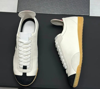 Luxury Brand Running Shoes Casual Sneakers Commuter Shoes Hiking Shoes Genuine Leather Simple Yet Stylish Retro Sporty Style