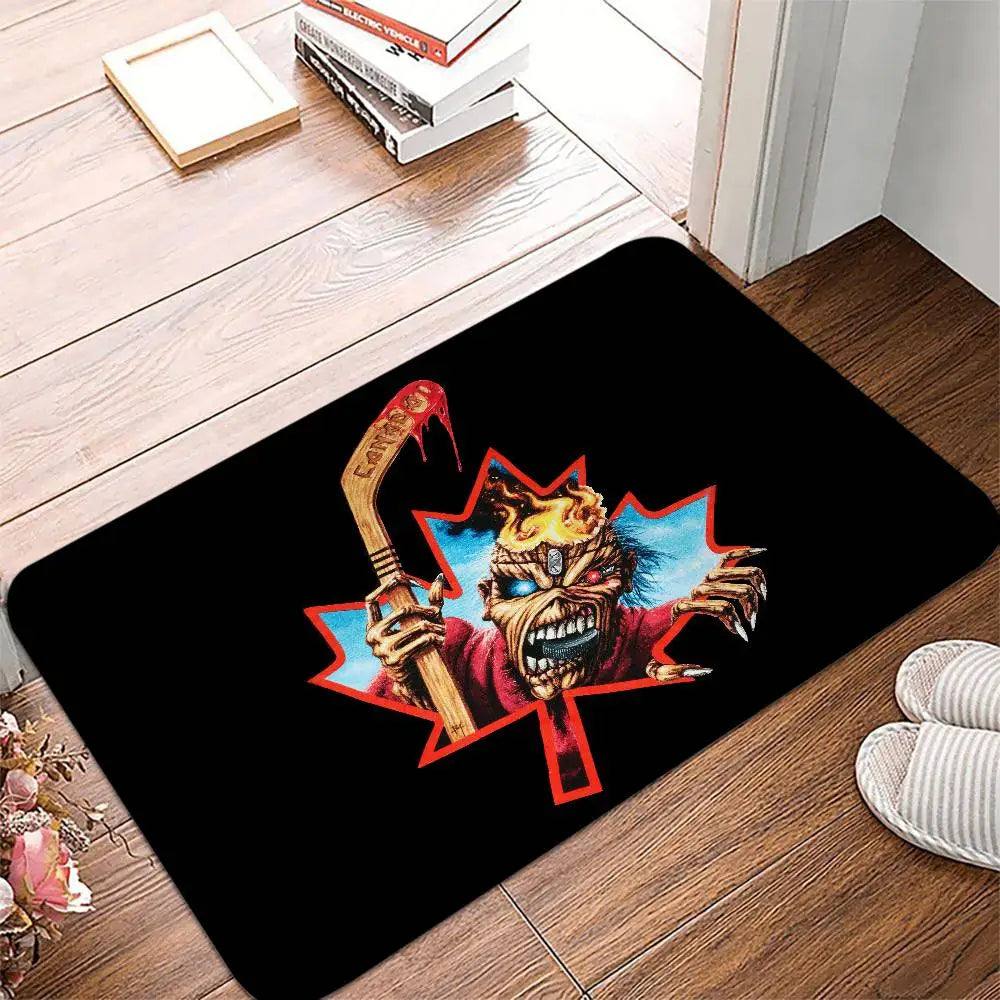 Iron MaidenS Floor Mat Entrance Doormat Bath Mats Non-slip Mat Carpets Carpet Entrance Of House Custom Kitchen Foot Mat Cute Rug