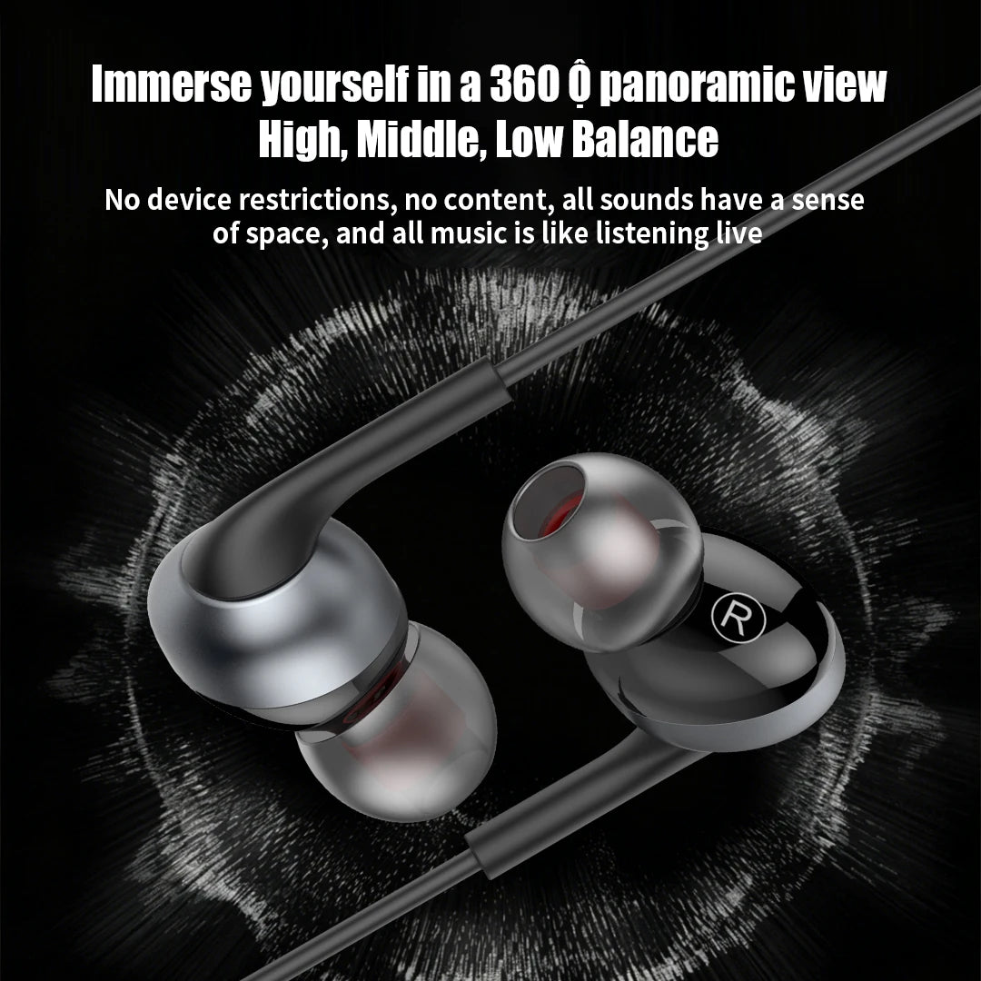For Samsung Wired Headphones in Ear USB Type C Earphones 9d HiFi Stereo Earbuds For Galaxy S26 S25 S24 S23 S22 S21 Ultra A56 A54
