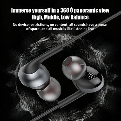 For Samsung Wired Headphones in Ear USB Type C Earphones 9d HiFi Stereo Earbuds For Galaxy S26 S25 S24 S23 S22 S21 Ultra A56 A54