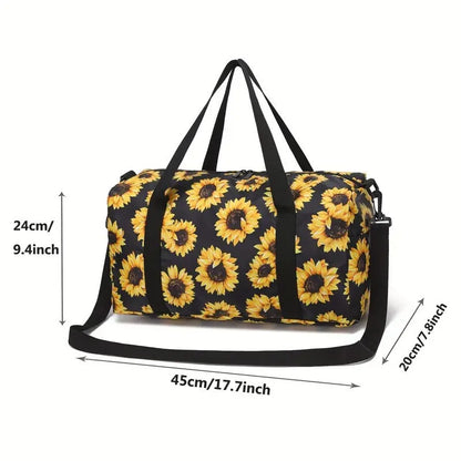 Luxury Novelty Cool skeleton 3D Printed Large Capacity Travel Bags Barrel Shape Crossbody Bag Outdoor Sports Bags Gym Yoga Bag