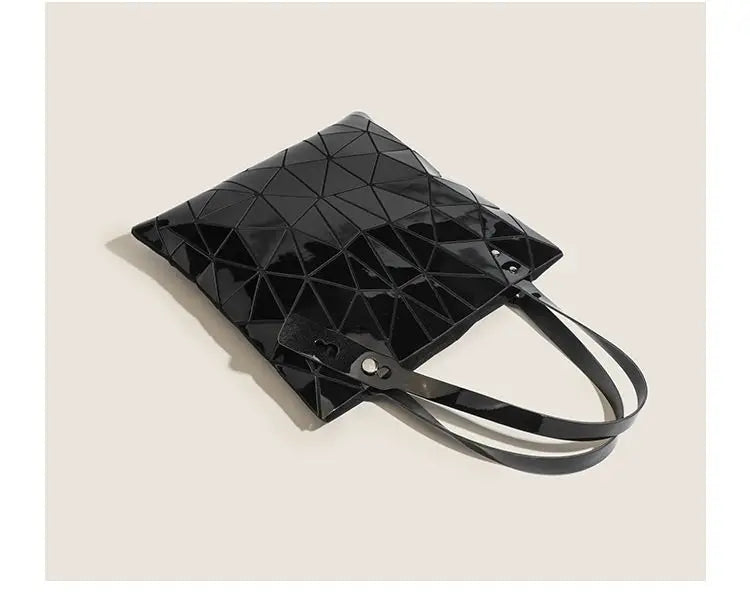 Luminous Bag Reflective Geometric Bags for Women 2024 Quilted Shoulder Bags Totes Female Handbags Bolsa Feminina Sac À Main