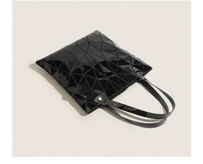 Luminous Bag Reflective Geometric Bags for Women 2024 Quilted Shoulder Bags Totes Female Handbags Bolsa Feminina Sac À Main