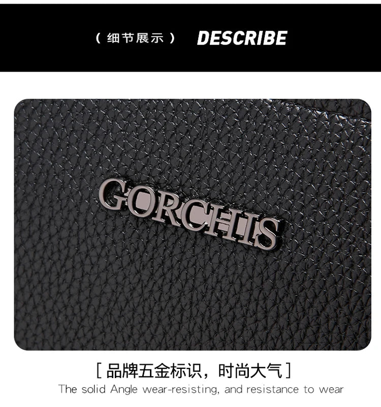 Leather Wallet FL-V1 Men Business Clutch Bag Smart Fingerprint Lock Security Anti Theft Handbag Black Safety Men Wallet сумка 가방