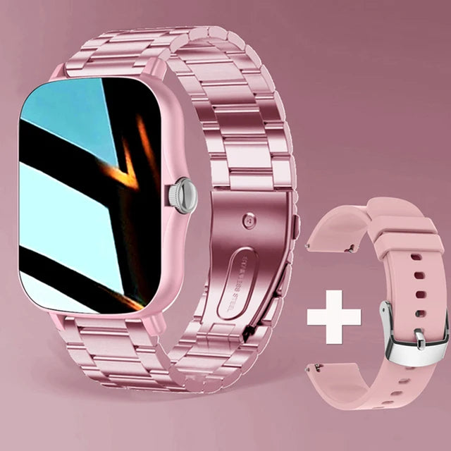 2026 New Smart Watch Android Phone 1.44''Inch Color Screen Bluetooth Call Blood Oxygen/Pressure Monitoring Smart Watch Women Men