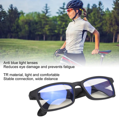 Smart Sound Glasses with Mic Blue Light Filter Touch  Outdoor Cycling Bluetooth 5.3 Glasses Smart Sound Glasses