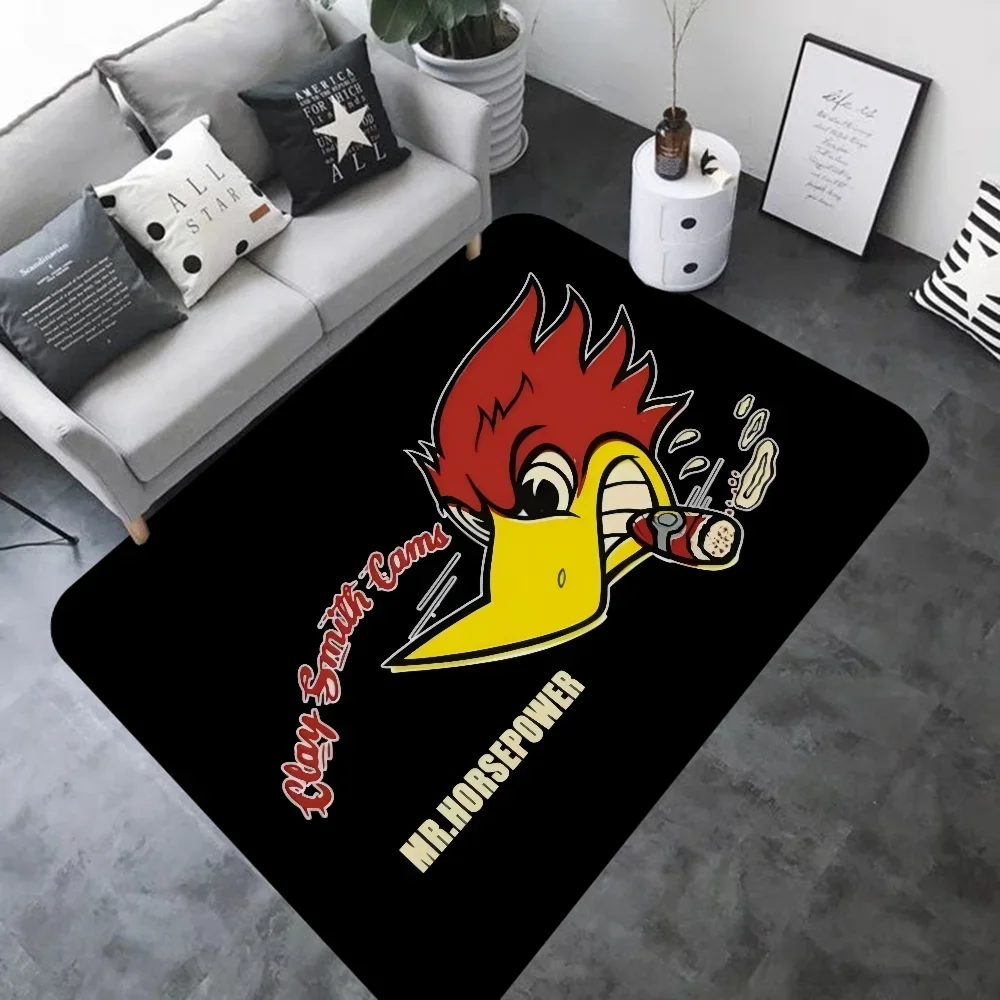 Mr H-Horsepower Clay Smith Door Mat Washable Non-Slip Living Room Sofa Chairs Area Mat Kitchen Bedside Area Rugs