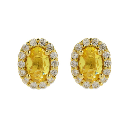 Colorful 12 Month Birthstone Rhinestone Stud Earrings For Women Crystal Ladies Fashion Weddings Banquet Jewelry Accessories
