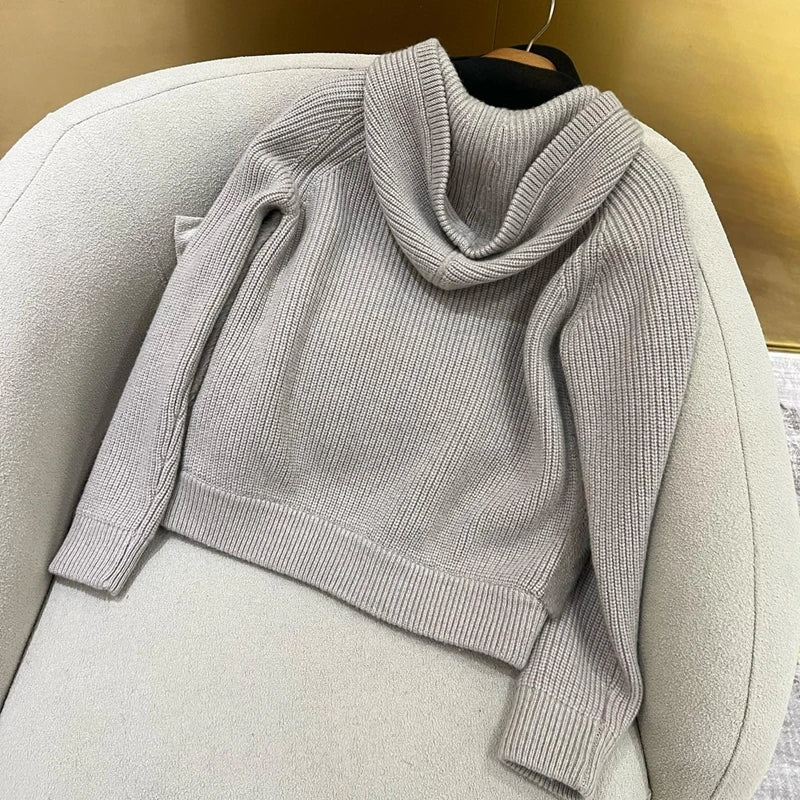 Women Cashmere Coat  Natural Mink fur Jacket Soft H904