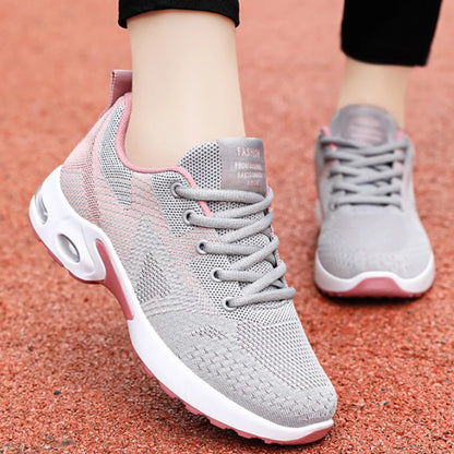 Women Platform Casual Sneakers Shoes Mesh Breathable Running Shoes Chunky Summer Sports Tenis Shoes 2025 Luxury Vulcanize Shoes