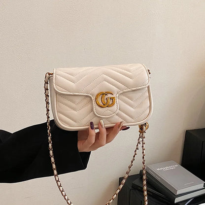 2026 Light Luxury Fashion Women'S  Shoulder Crossbody Bag Niche New Underarm Bag Fashionable Chain Bag Handbag Bag For Women