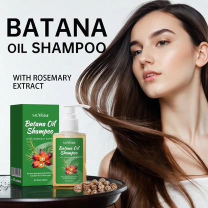 100ML Batana Oil Shampoo for Soothing Scalp Intense Repair Batana Nourishing Shampoo with Rosemary Extract for All Hair Types