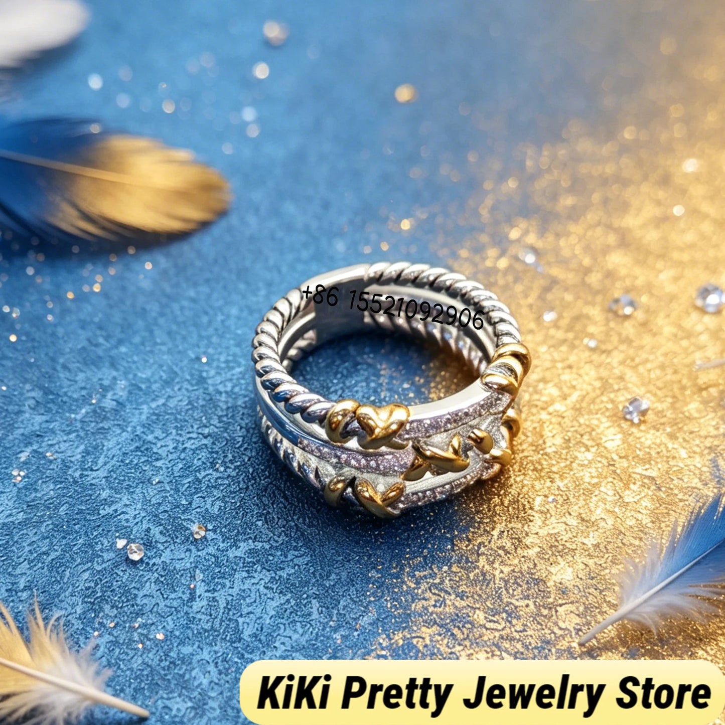 2026 New Fashion Elegant Luxury Jewelry Couple Set Rings Minimalist Everyday Wear & Party Jewelry