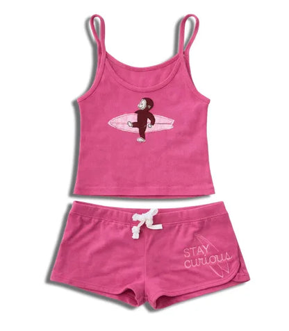 European and American style summer new contrasting suspender sexy slim fit hot girl beach vacation two-piece set