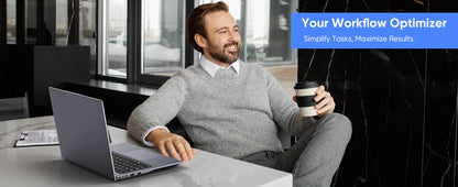 Windows 11 Pro Laptop with 14.1" 2K Screen, 16GB RAM, 512GB SSD, Intel Core Processor, Ultra-Thin and Light Notebook