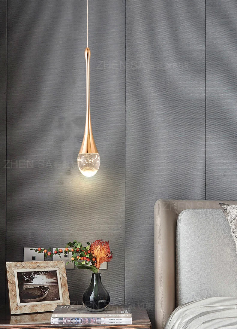 1 PC Modern home decor led lights Bedroom lamp bedside pendant light lamps led Chandeliers hanging light indoor lighting