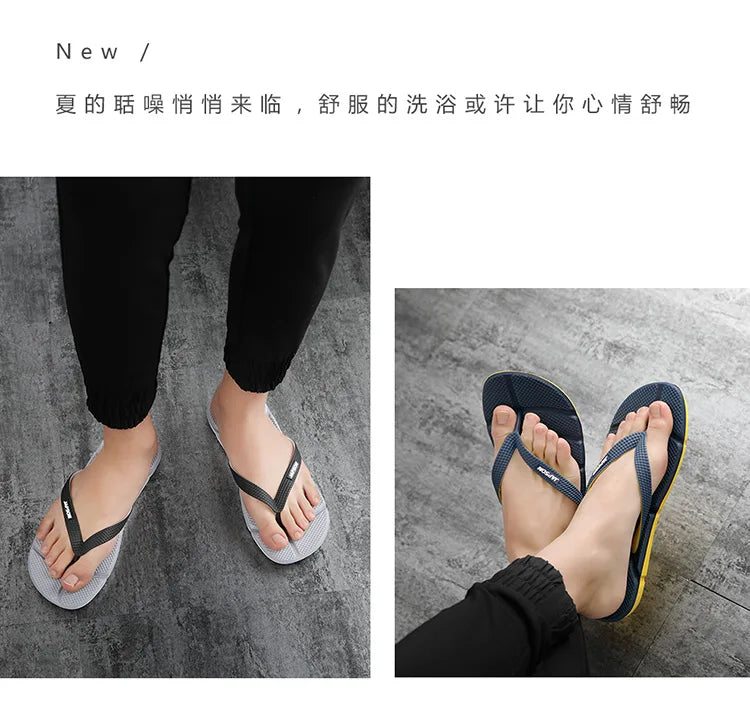 Blue Massage Slippers Men Flip Flops Big Size 49 50 Casual Slides Men Beach Flip Flops Men Eva Slippers Summer chanclas hombre