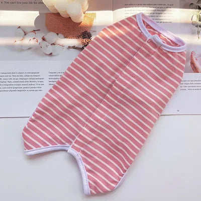 Girls Pet Dog Pajamas Puppy Cat Clothes Wrapped Belly Dog Jumpsuit Pyjamas For Small Dogs Chiwawa Pet Tracksuit Pijamas PJS XXS