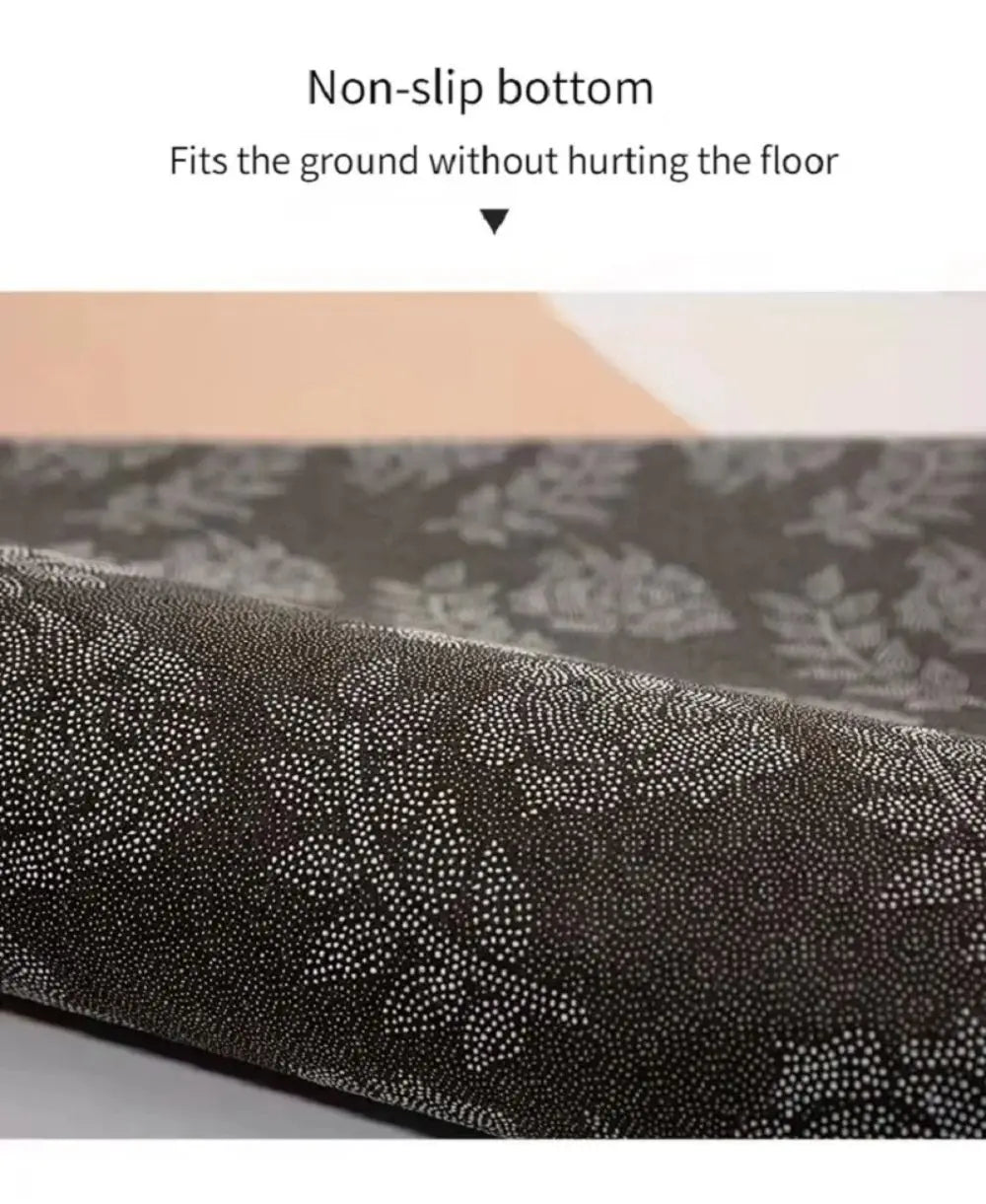 VIKAMA Creative Bathroom Rug, Absorbent and Non-slip Shower Bathtub Mat, Soft Bedroom Bedside Carpet, Home Decoration