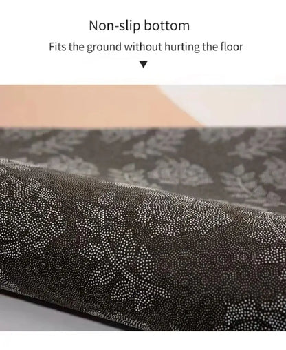 VIKAMA Creative Bathroom Rug, Absorbent and Non-slip Shower Bathtub Mat, Soft Bedroom Bedside Carpet, Home Decoration