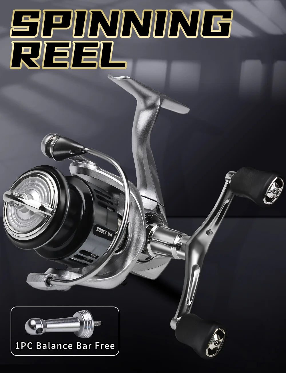 Spinning Fishing Reel 7+1BB Stainless Steel Bearings 5.2:1 6KG Max Drag Left Right Handle Saltwater Freshwater Lure Reel Tackle