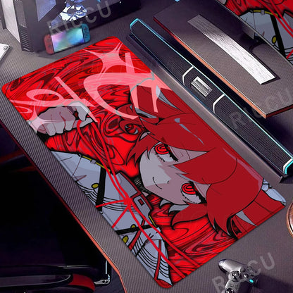 Kawaii Anime Girl Gaming Mouse Pad K-Kasane Teto Large LockEdge Mousepad XXL Computer Keyboard Desk Mat E-Sports PC Gaming Pads