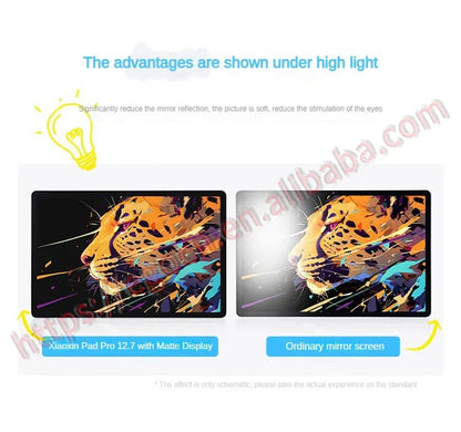Matte Display Lenovo Xiaoxin Pad Pro 2025 12.7 Inch Matte Comfortable Visual Screen Eye protection Dimensity 8300 Android Tablet