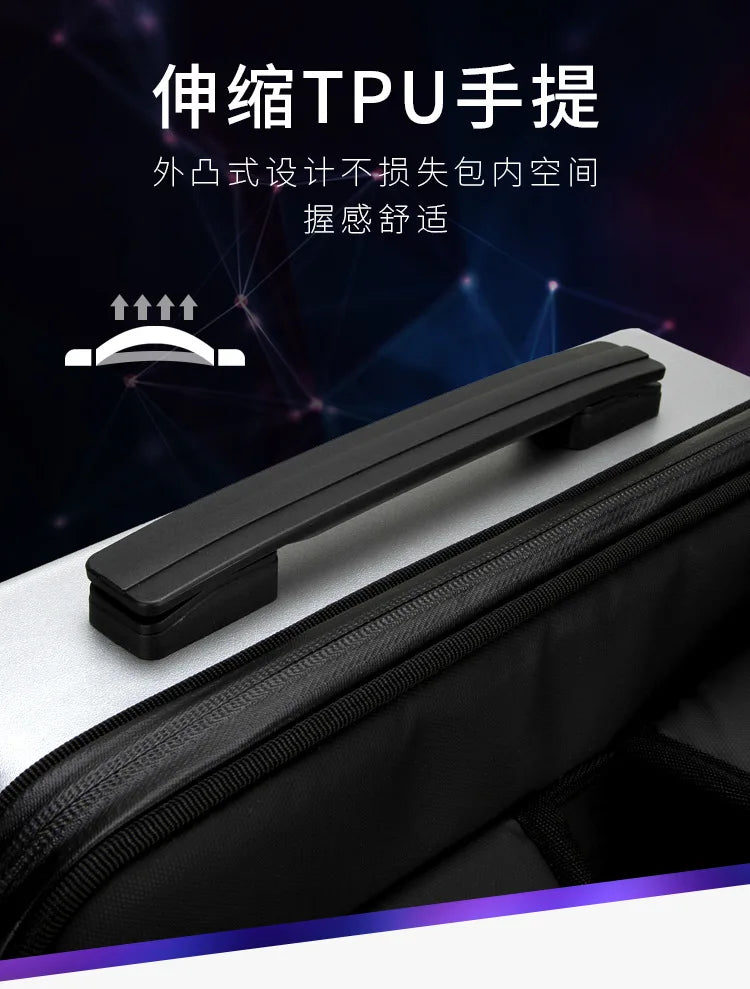 Gaming Laptop Backpack Anti-theft Waterproof Backpack USB Men's PC Hard Shell Business Travel Backpack Stereotype Game Bag 17.3
