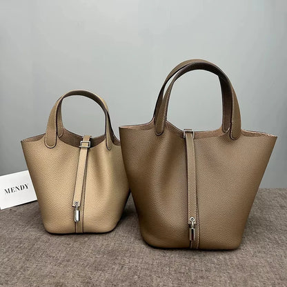 Women Bags Handbags Bucket Bag 18/22 Big Small Fashion Tote Bag Genuine Leather Luxury Quality Designers Lady Hand Bags
