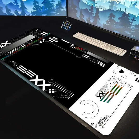 Geometry Pattern Mouse Pad Large Computer Office Table Mats Rubber Anti-slip Gaming Keyboard Mousepads Long Desk Pads 1000x500mm