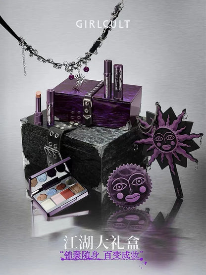 Girlcult Gift Box All in Magic Makeup Set Eyeshadow Lip Glaze Lipstick Blush Highlight Combination