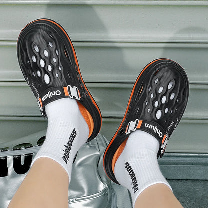 Summer Men's Beach Clogs Outdoor Sandals Comfortable Slippers EVA Slides For Men Casual Garden Shoes Male Women Beach Slippers