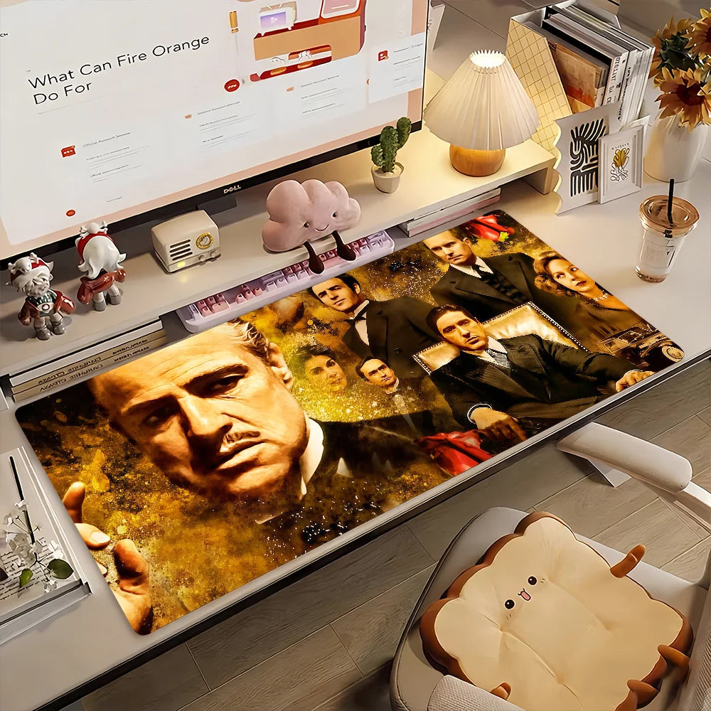 Movie The G-godfather Mouse Pad Anti Slip Rubber Edge Locked Thickened Laptop Gaming Desk Mat