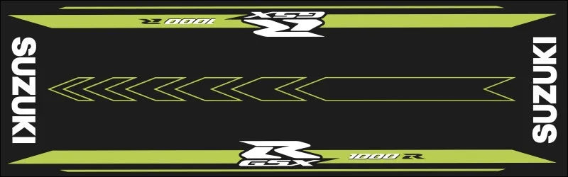 Suzuki Motorsports Carpet Garage Mat Racing Cool Motorcycle Display Electric Bike Mat Entrance Doormat Bedroom Home Decoration