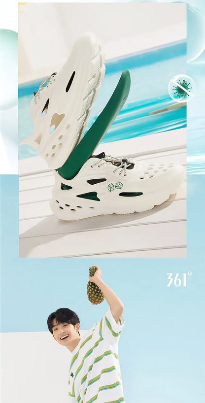361 Degrees BIG3 Men'S Women's Sports Slippers Summer Outdoor Non-Slip Detachable Beach Casual Sandals And Slippers 672426717