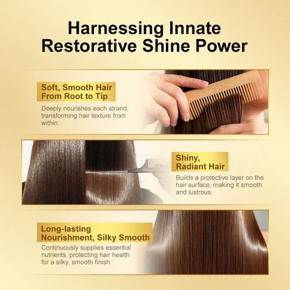 PURC Argan Oil + Coconut Oil Hair Mask Nourishing Smoothing Repair Damaged Hair Shine Soft Hair Treatment Hair Care